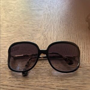 kate spade Black Gradient Oversized Square Sunglasses